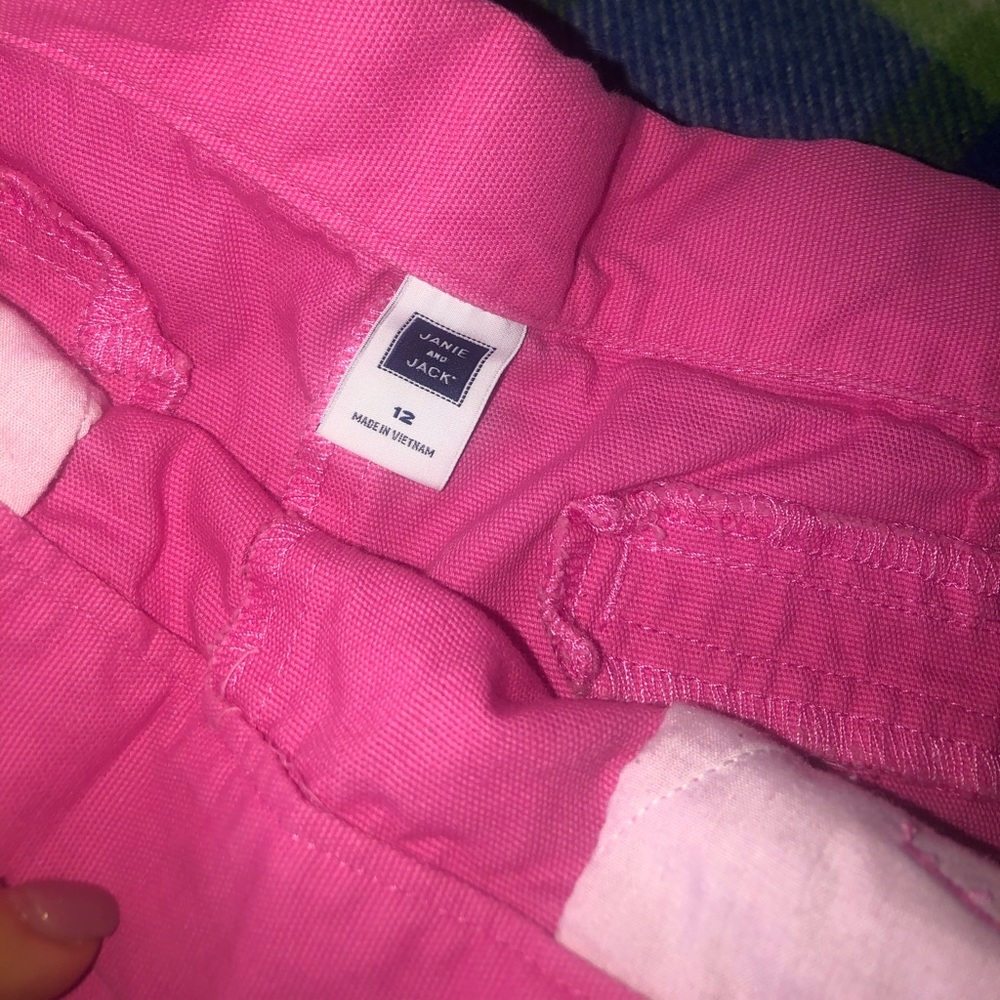 Janie and jack nwot pink shorts